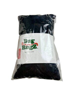 New Bug RugZ Padded Pouch Drawstring & Carabiner Black Ideal for Storage/ Travel